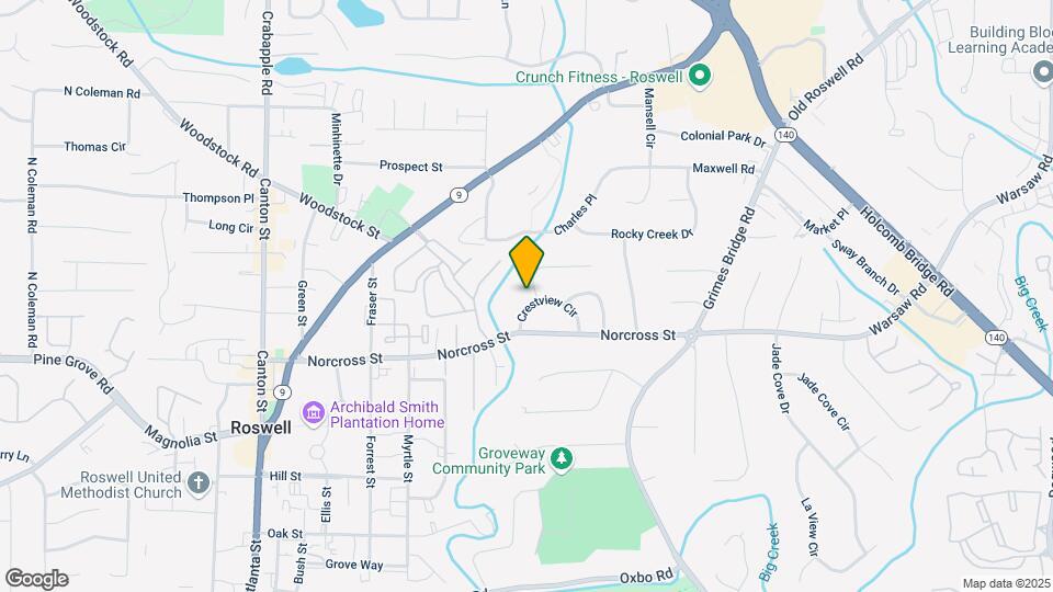 322 Crestview Cir Mapa y Detalles de la Ubicación