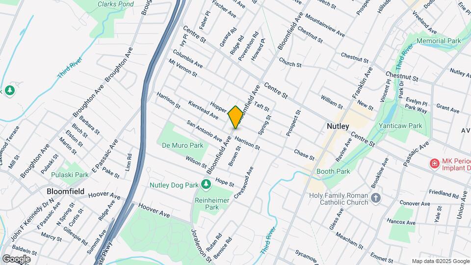 Nutley Village Apartments Map and Location Details