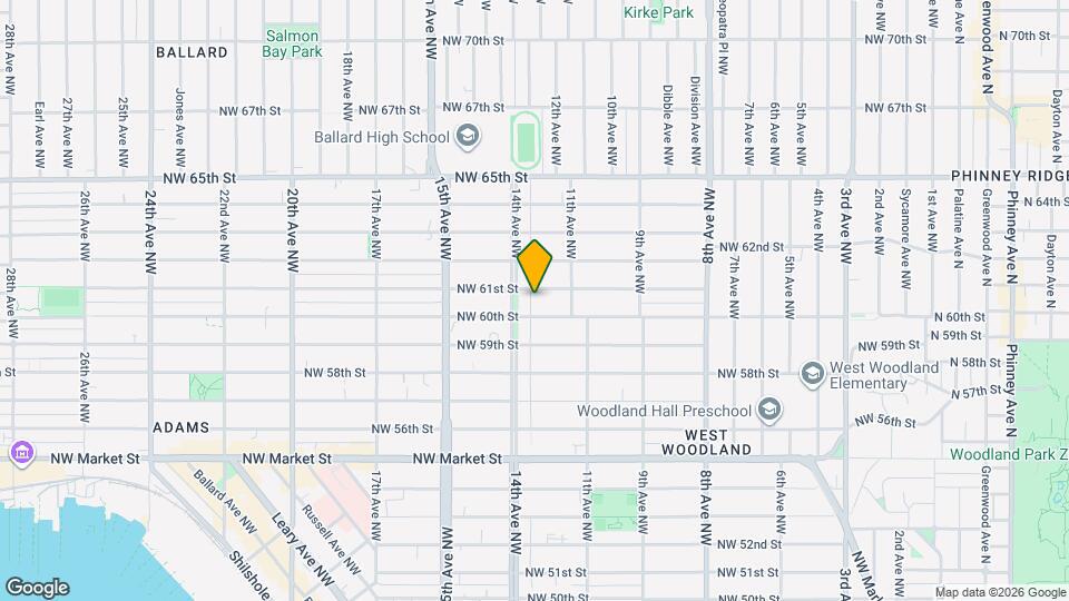 1133 NW 61st St Map and Location Details