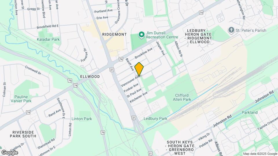 1975 Banff Ave Map and Location Details