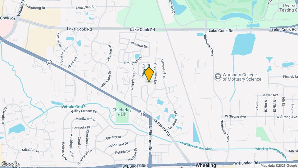 854 Cambridge Pl Map and Location Details