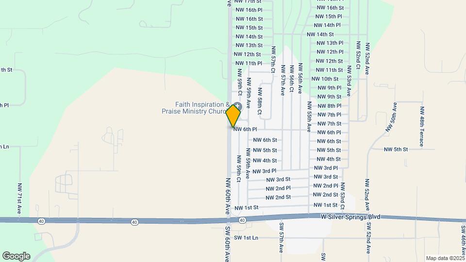 5990 NW 6th Pl Map and Location Details