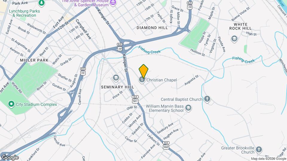 2318 Holiday St, Unit 1 Map and Location Details