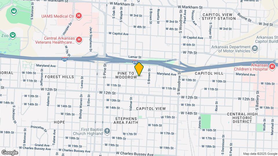 3414 W 10th St Map and Location Details