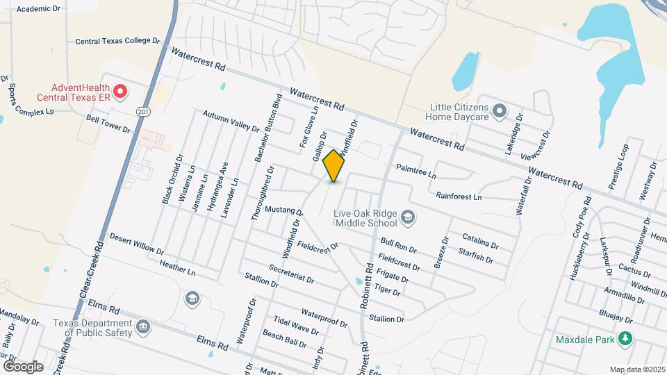 2608 Seabiscuit Dr Map and Location Details
