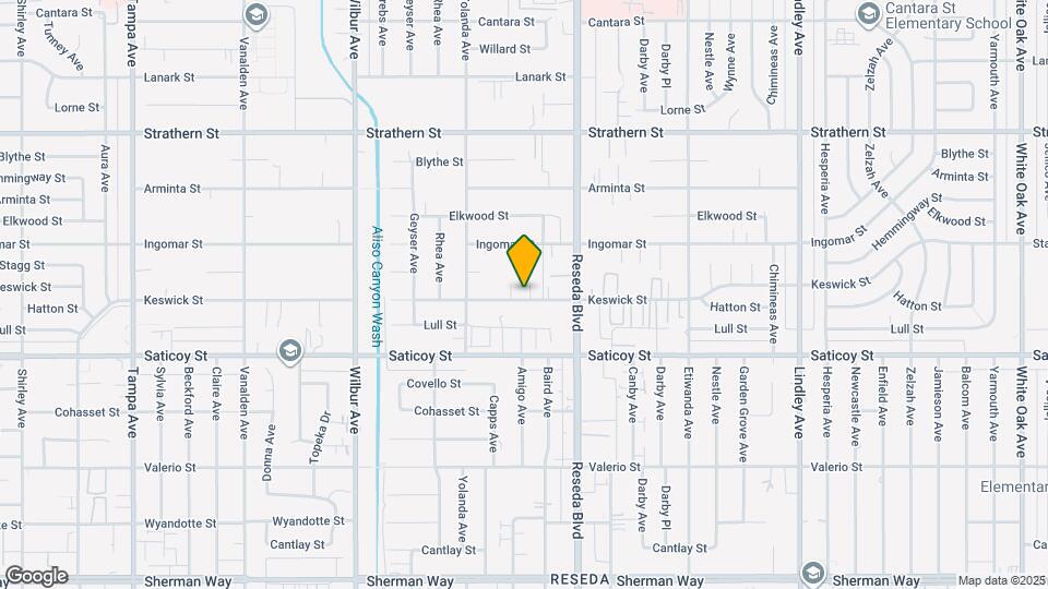 7701 Baird Ave Map and Location Details