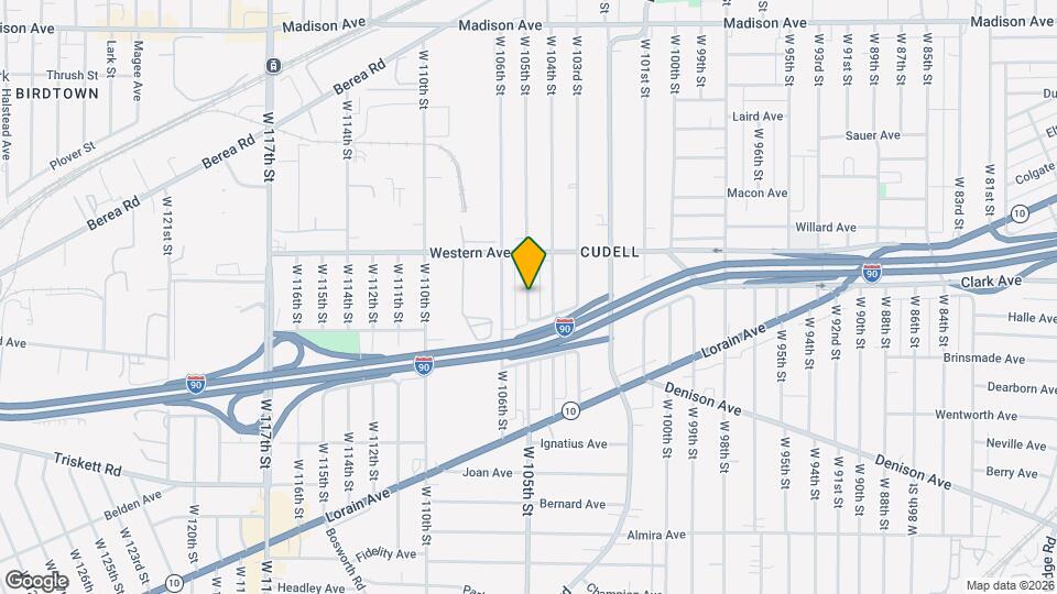 3065 W 105th St Map and Location Details