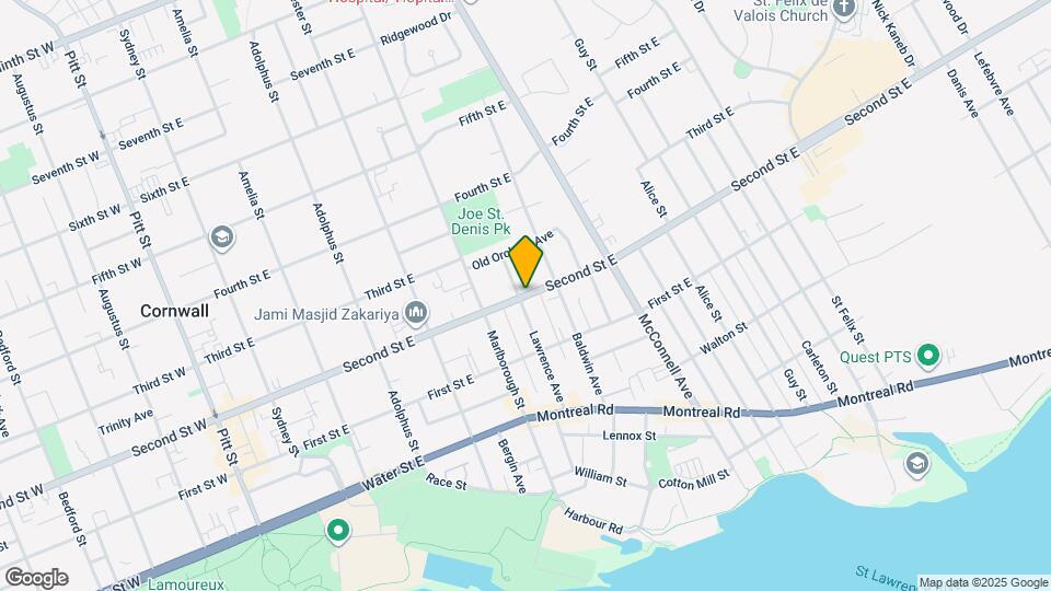 600 Second St E Map and Location Details