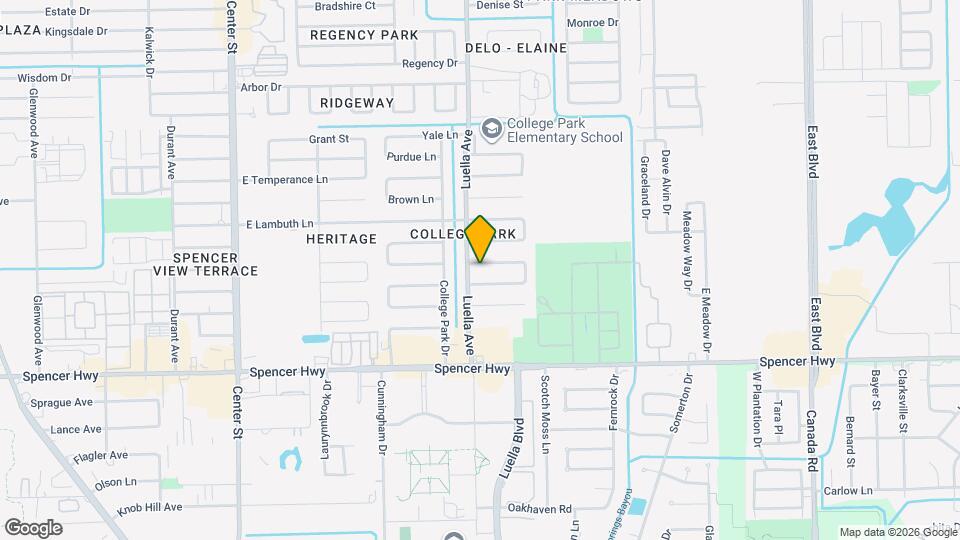 1109 E Columbia Ln Map and Location Details