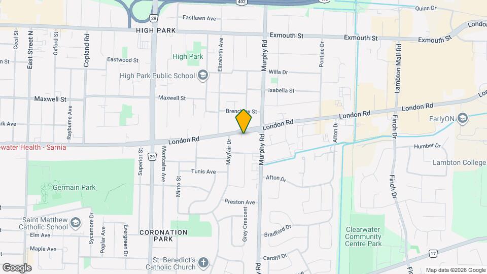 1083 London Rd Map and Location Details