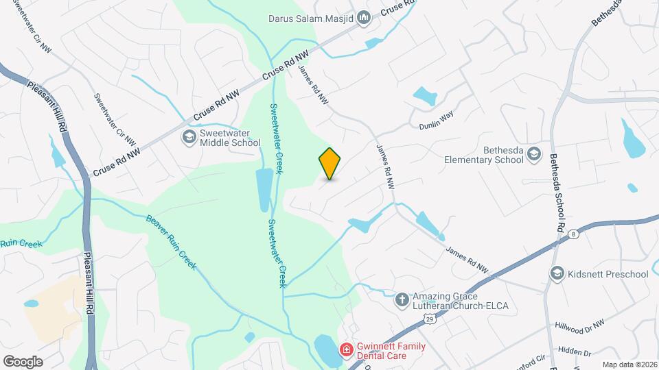 3360 Paces Landing Dr NW Map and Location Details