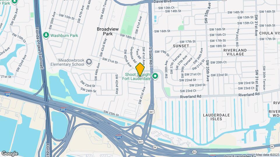 4116 SW 21st St Map and Location Details