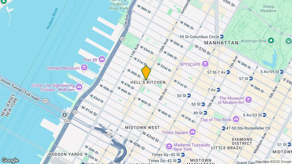 698 Tenth Ave Map and Location Details