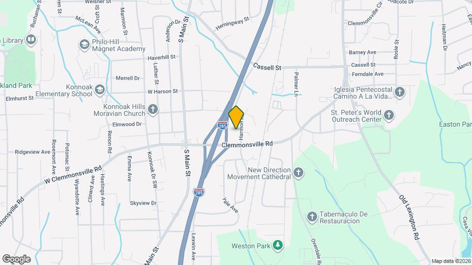 3438 Harmon Rd Map and Location Details