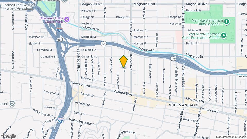 4705 Saloma Ave Map and Location Details