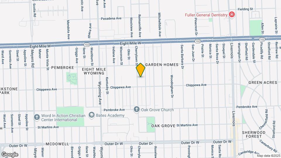 20160 Cherrylawn St Map and Location Details
