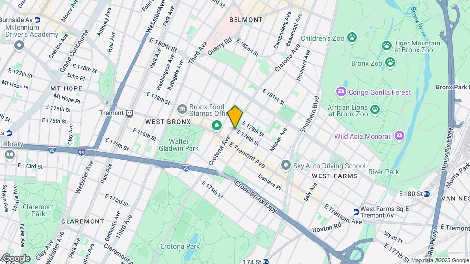 1974 Crotona Ave Map and Location Details