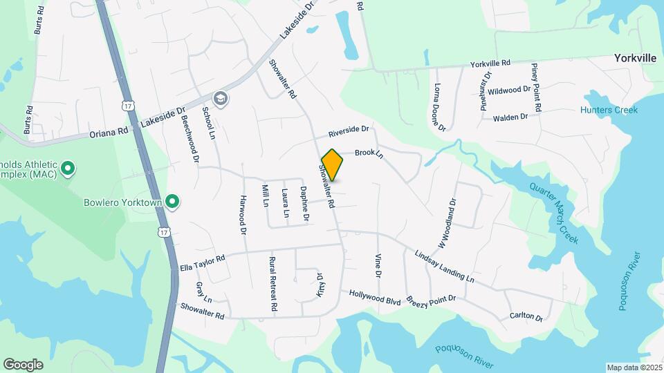 1106 Showalter Rd Map and Location Details