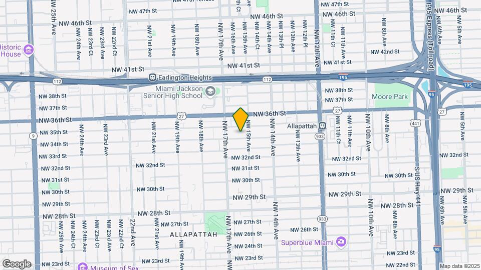 1529 NW 34th St Map and Location Details