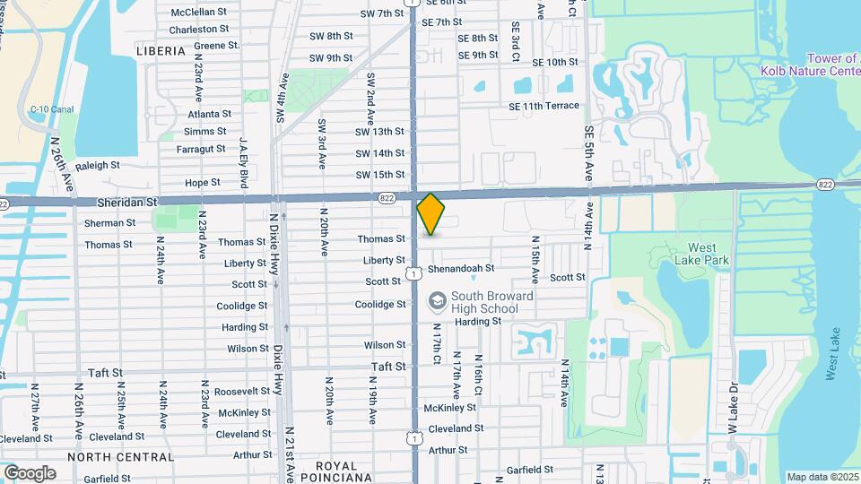 1737 Liberty St Map and Location Details
