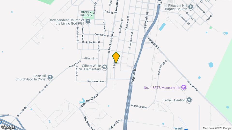 1303 S Medora St Map and Location Details