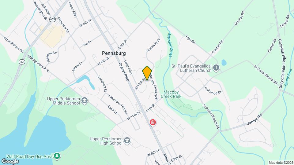 Pennsburg Commons Map and Location Details