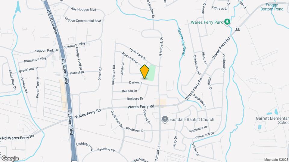 5821 Darien Dr Map and Location Details