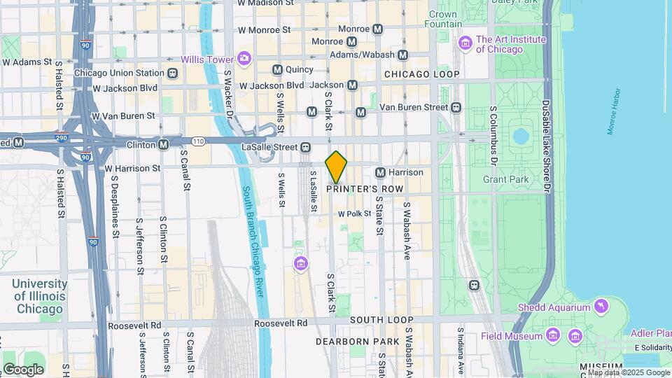 730 S Clark St-Unit -801 Map and Location Details