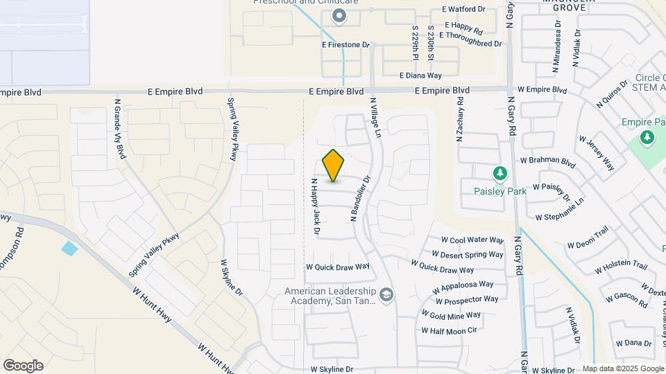 2560 W Canyon Way Map and Location Details