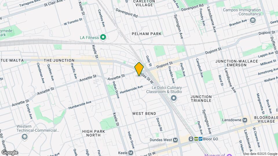 2639R Dundas St W Map and Location Details