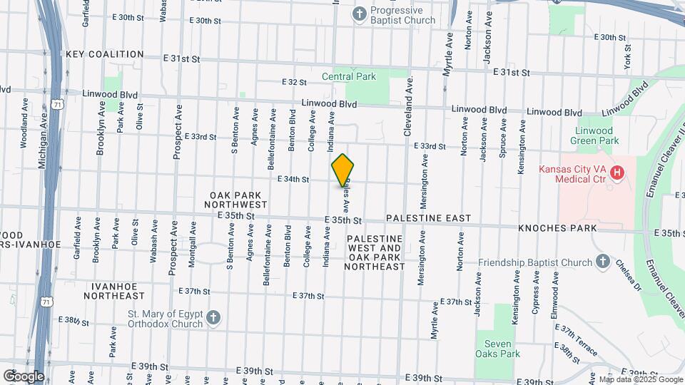 3412 Bales Ave Map and Location Details