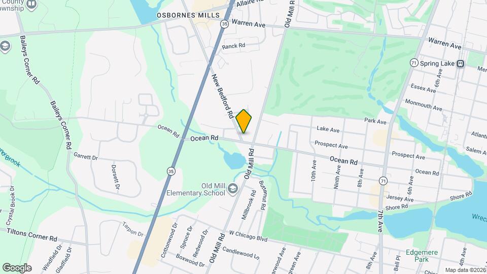 2060 New Bedford Rd Map and Location Details