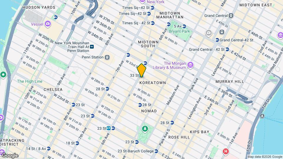 1265 Broadway Map and Location Details