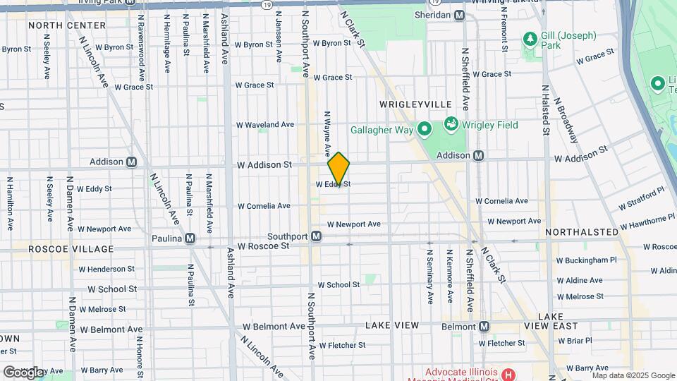 1315 W Eddy St Map and Location Details