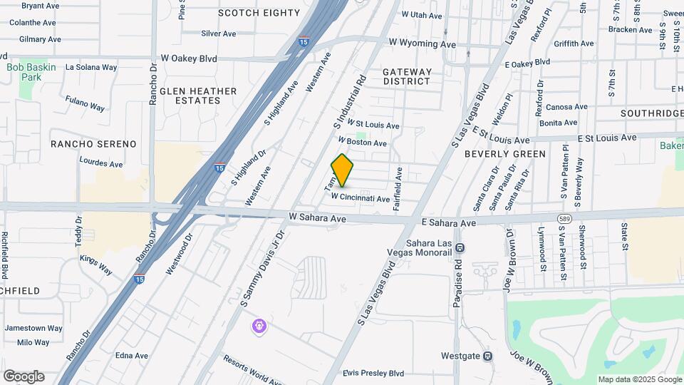 324 W Cincinnati Ave Mapa y Detalles de la Ubicación