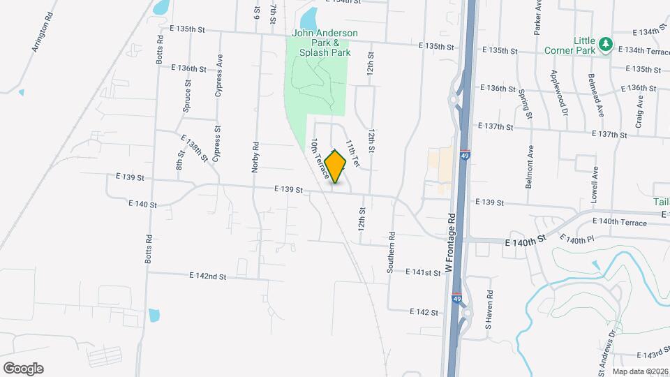 13811 10th Terrace Map and Location Details