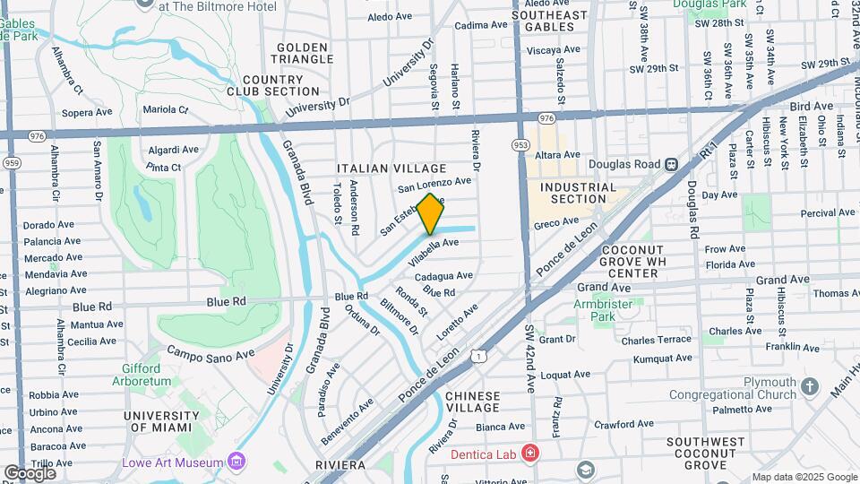601 Vilabella Ave Map and Location Details