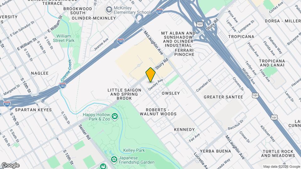 975 Owsley Ave Map and Location Details