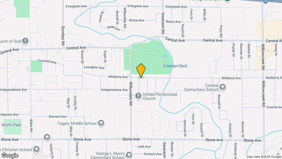 5531 Mulberry Ave Map and Location Details