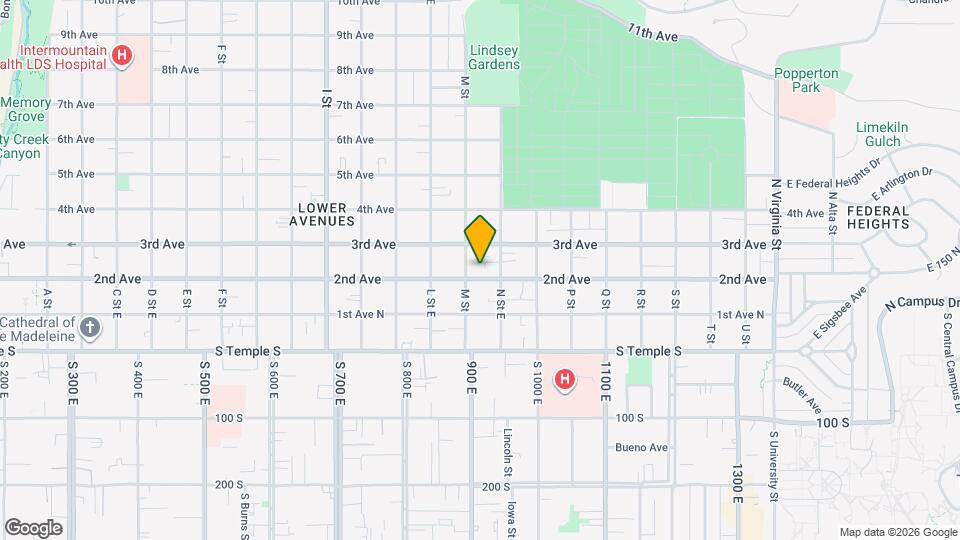 817 E 2nd Ave Map and Location Details