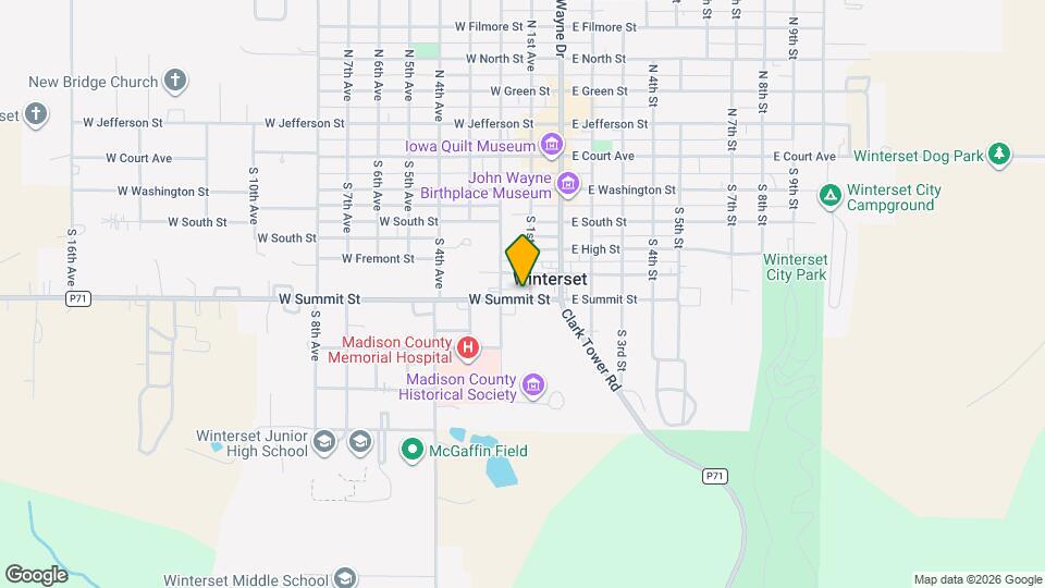 105 W Summit St Map and Location Details