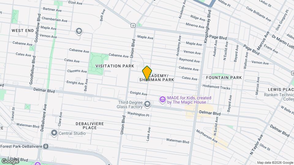 Union Sarah Mapa y Detalles de la Ubicación