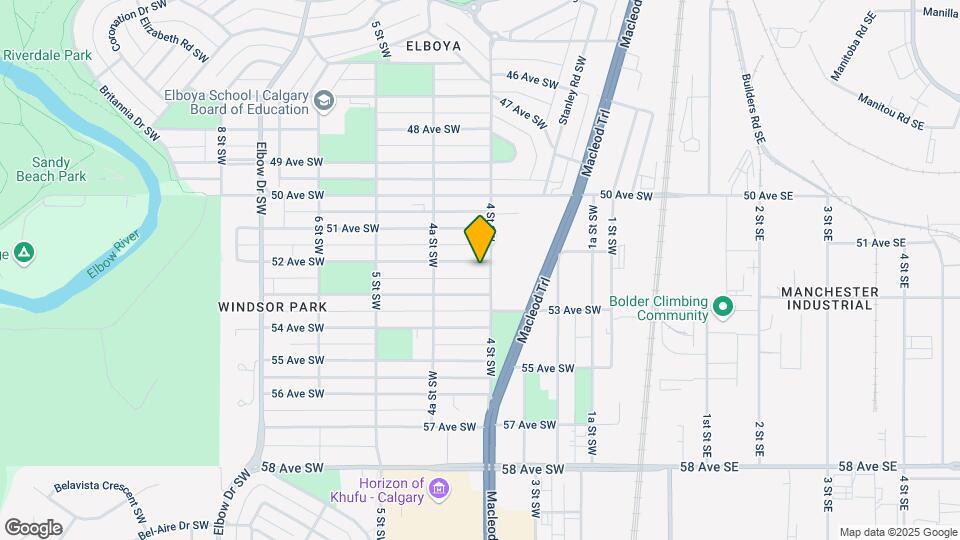 405 52 Av SW Map and Location Details