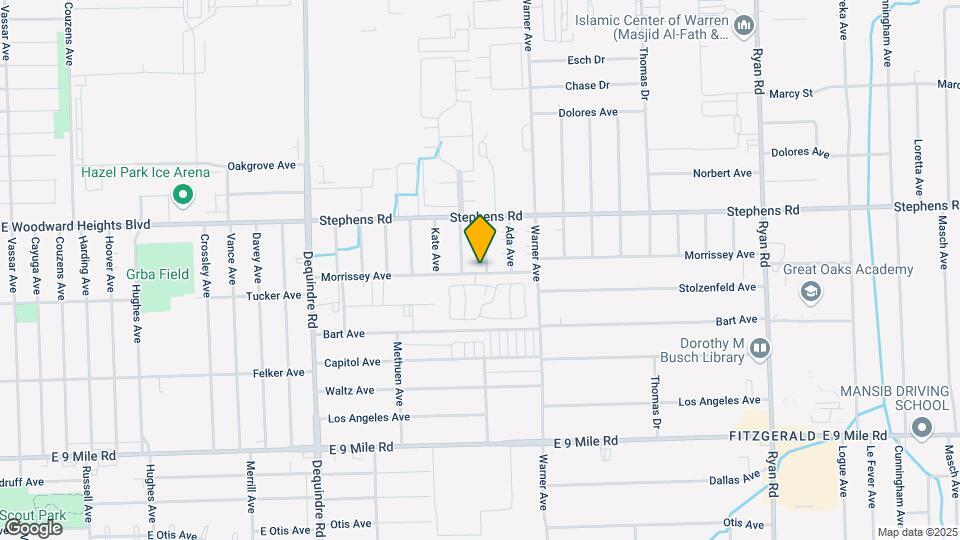 23433 Winifred Ave Map and Location Details