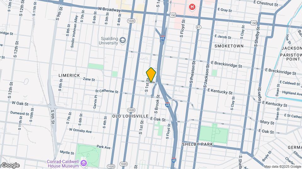 108-110 E Kentucky St Map and Location Details