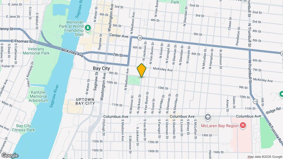 316 N Jackson St Map and Location Details