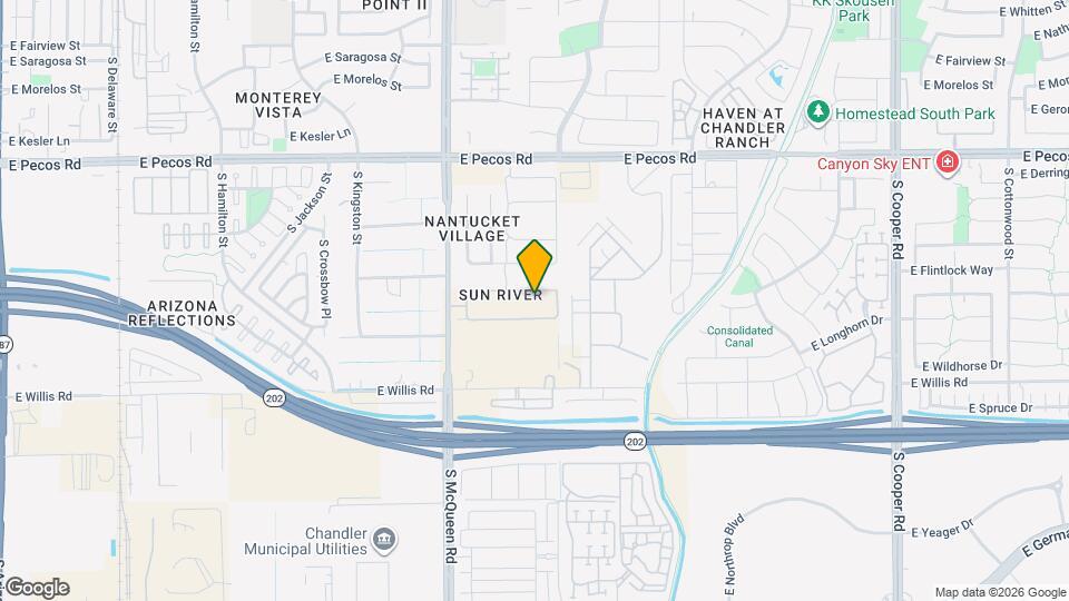1181 E Hawken Way Map and Location Details