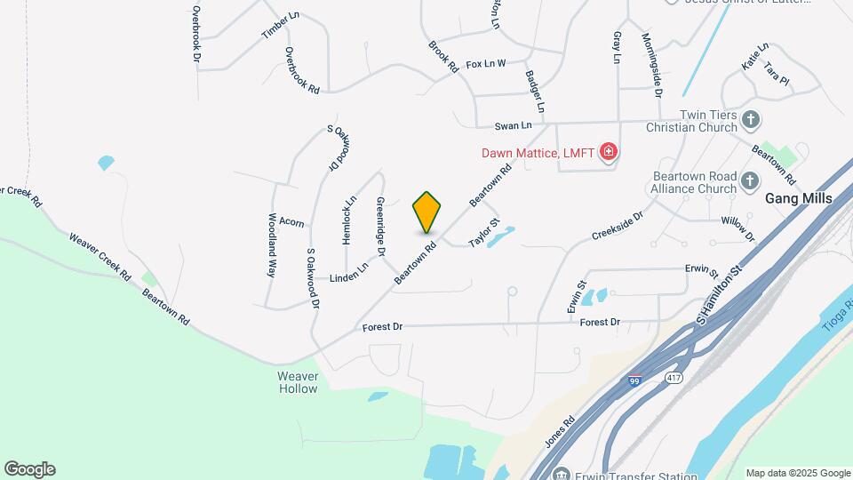 198 Beartown Rd Map and Location Details
