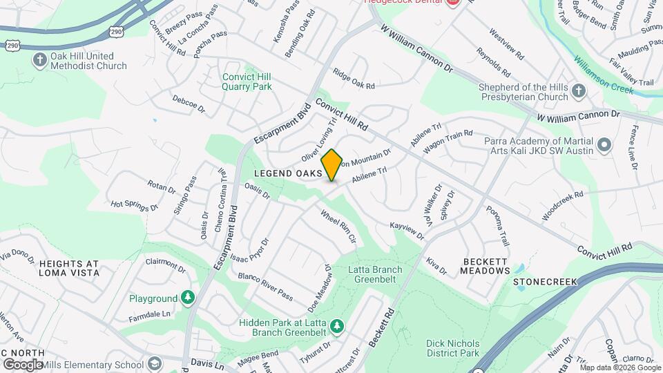 6002 Abilene Trl Map and Location Details