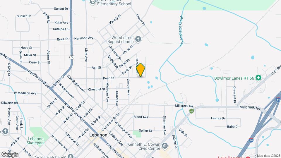 740 Pearl St Map and Location Details